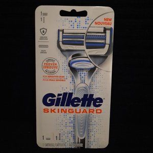🟣 $ 6.00 Gillette SkinGuard Razor + 1 Blade Refill for Men with Sensitive Skin